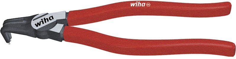 Wiha Sicherungsringzange Classic mit MagicTips® für Innenringe (Bohrungen) mit abgewinkelter Form J 21, 180 mm (34695)