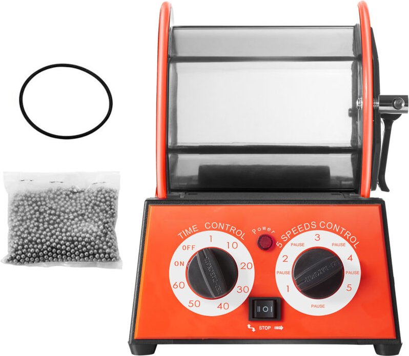 5 kg Rotationspolierer, Oberflächenpolierer für Schmuck und Edelsteine zum Selbermachen - Mophorn