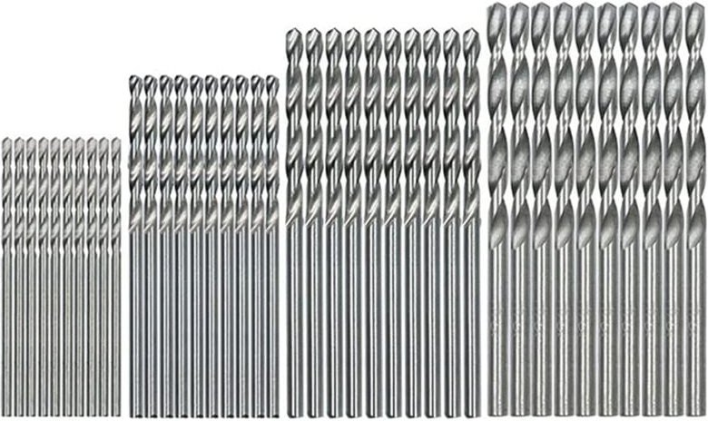 Tlily - 40 stück 0,5mm-2,0mm Gerade Schaft Mini Bohrer Set Winzige Kleine Bits Volle-Boden hss Twist für Dil