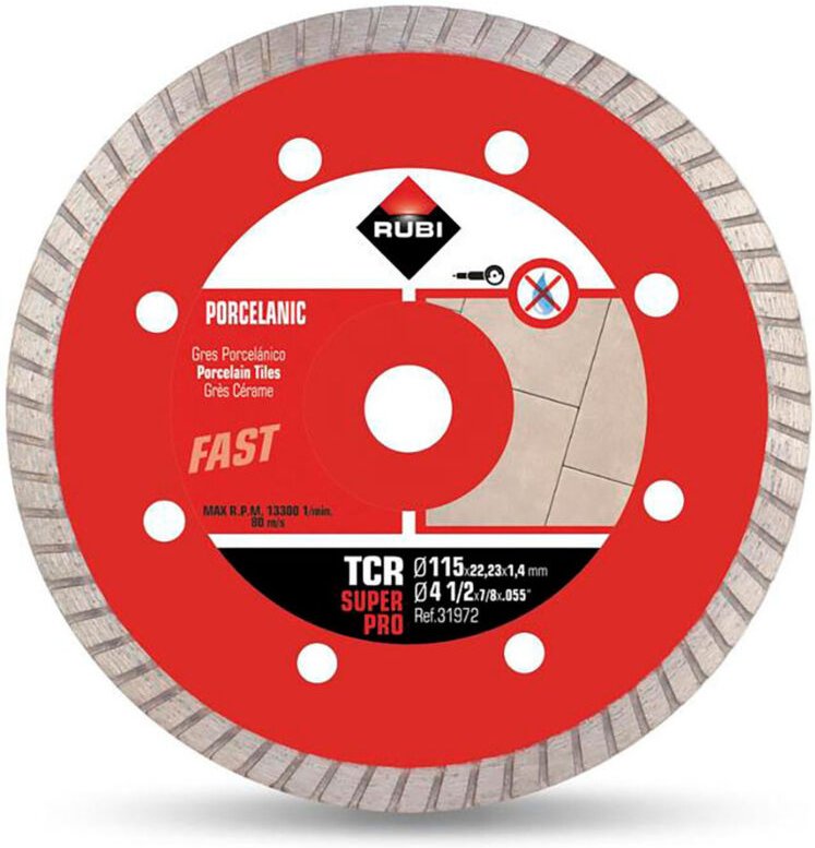 Rubi - Diamantscheibe tcr 115 superpro 31972