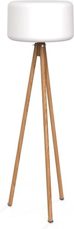 Led Stehleuchte außen IP65 140 cm Tripod mit Farbwechsel 3000-6500 k Fernbedienung dimmbar Stecker Skandi Stehlampe auße...