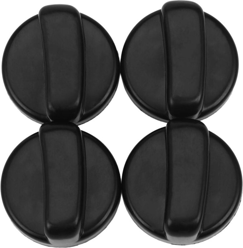 KüChe 44 Mm Durchmesser Kunststoff Schwarz Knopfschalter für Gaskochfeld 4