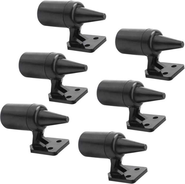 Tlily - 6 Stücke Warnen Für Fahrzeuge Vermeidet Kollisionen Auto Warnung Schwarz Ultraschall Wildlife Motorrad Suv Und A...