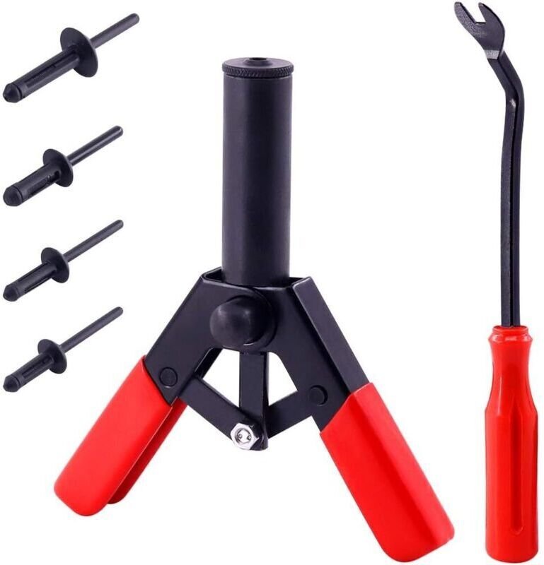 Set mit 41 Polyethylen-Nietpistolen und 1 Nietenauszieher, Polyethylen-Nietwerkzeug für alle Kunststoffnieten, sicheres ...