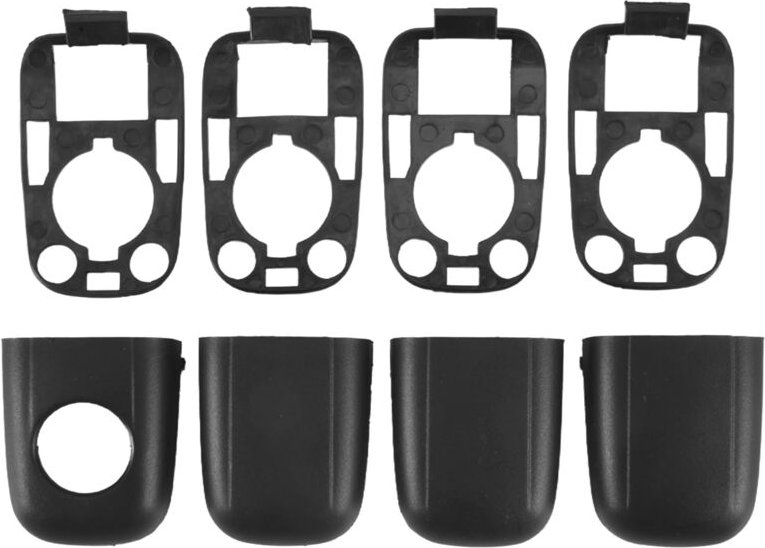 Tlily - Autotürgriff-Endkappen-Ziersatz mit Stopper 9101AA für 307 C2 C3
