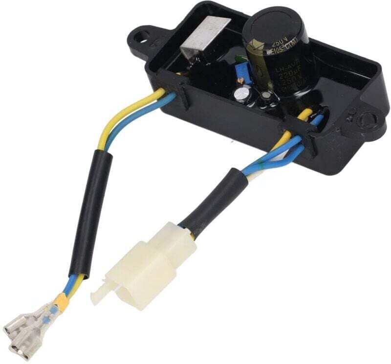 Automatischer Spannungsregler, 2,5 kW Generator-Spannungsregler AVR, einphasiger 6-adriger Benzinmotor-Spannungsregler f...