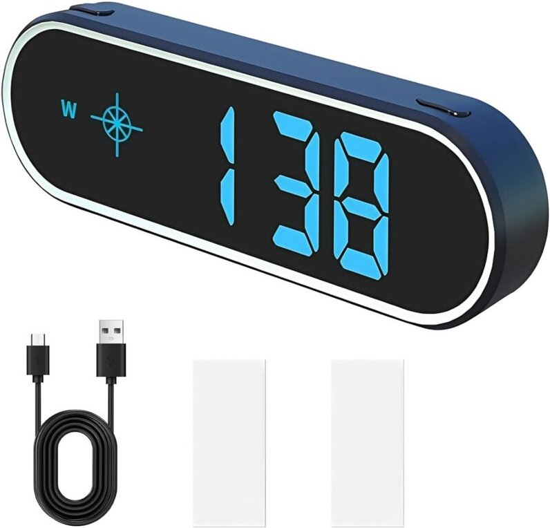 KM/H MPH GPS Digitaler Tachometer: Digitaler Tachometer für Auto, GPS-Tachometer, universeller digitaler Tachometer für ...