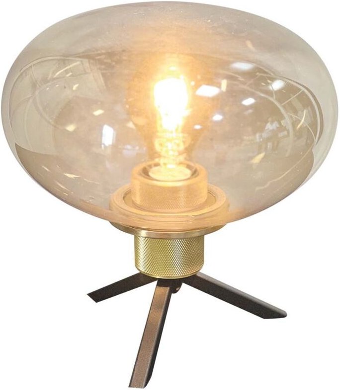 Steinhauer - tischlampe - Reflexion - bernstein - glas metall - ø