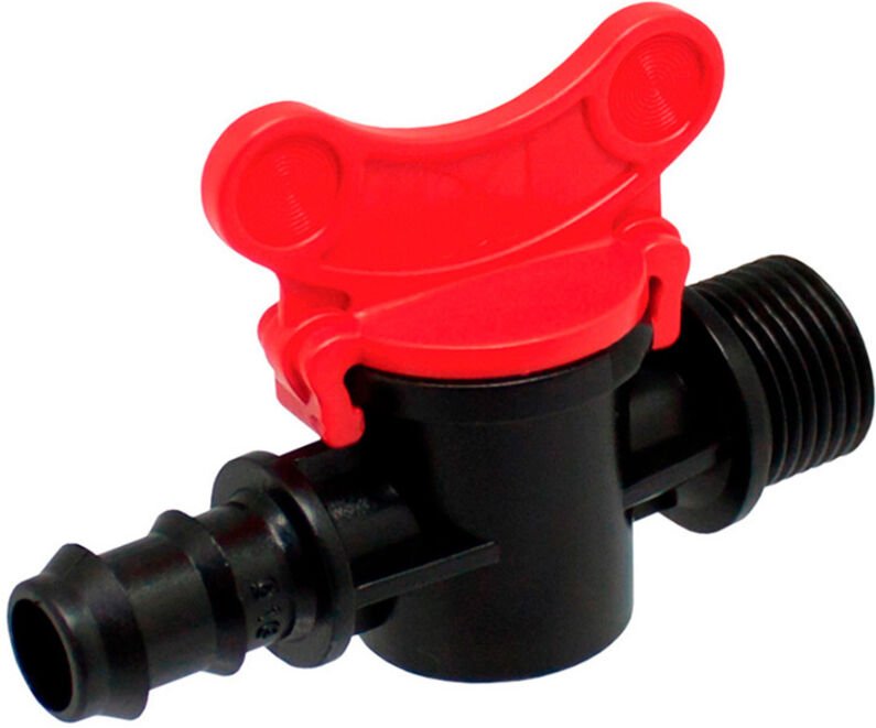 Packung mit 2 16-mm-Rohrventilen mit 1/2-Zoll-Gewinde, Blue Bird