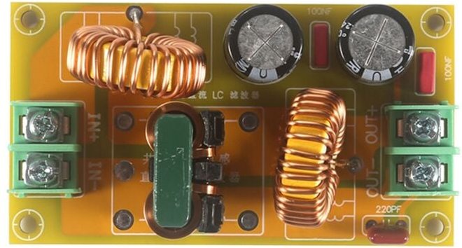10A DC LC Filtermodul Filter EMC FCC Automotive Audio Hochfrequenzfiltermodul