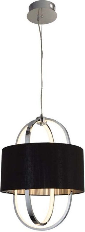 Madrid LED-Anhänger, schwarzer Schirm 3000K - Searchlight