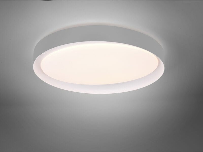 Led Deckenleuchte zeta grau/weiß Ø48cm Fernbedienung, 2700 - 6500 Kelvin dimmbar