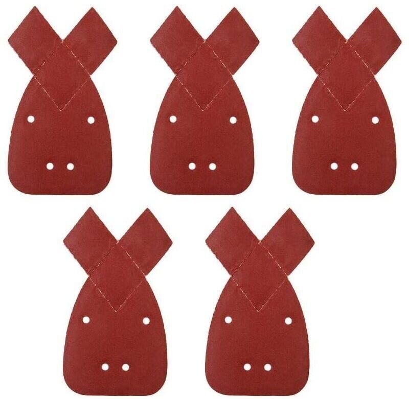 Packung mit 10 Blatt Schleifpapier der Körnung 2000 für Black and Decker Detail-Handschleifer.