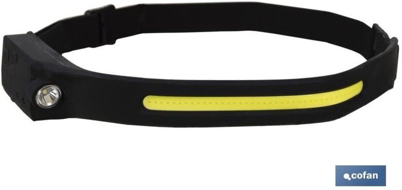 Doppelkopf-Taschenlampe mit Aktivierungssensor 350 Lm