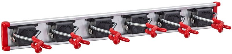 Gerätehalter-Set 'mini' 0,50m Führungsschiene mit 6 Gerätehalter 'mini'