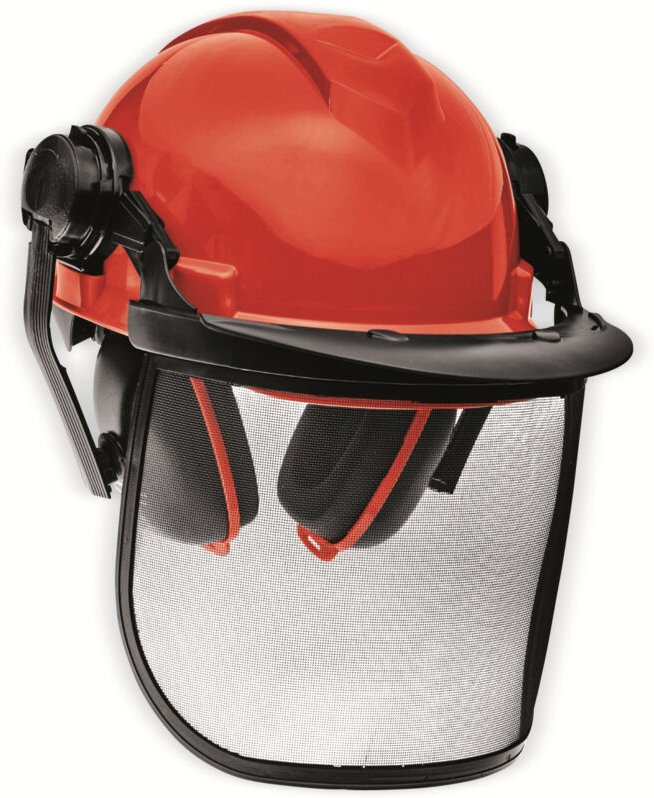 Thumbnail - Bg-sh 1 4500480 Forstschutzhelm en 1731, en 397 Orange, Schwarz - Einhell