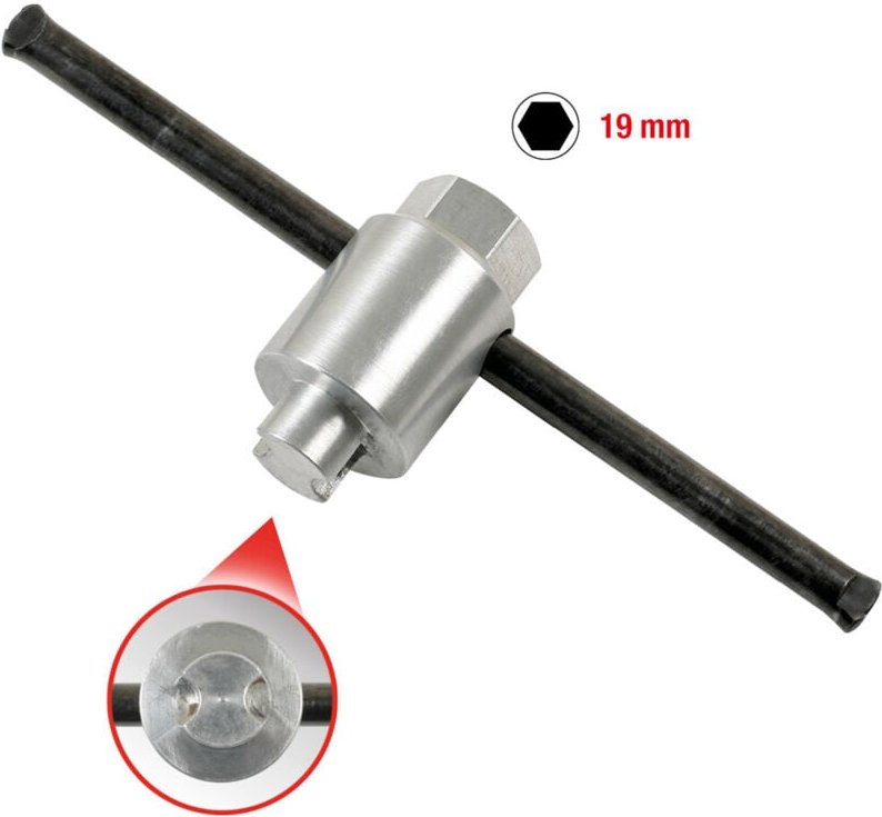 Thumbnail - Ks tools Harnstoff-Ablassschlüssel für AdBlue®-Tank, 19 mm ( 550.1284 )