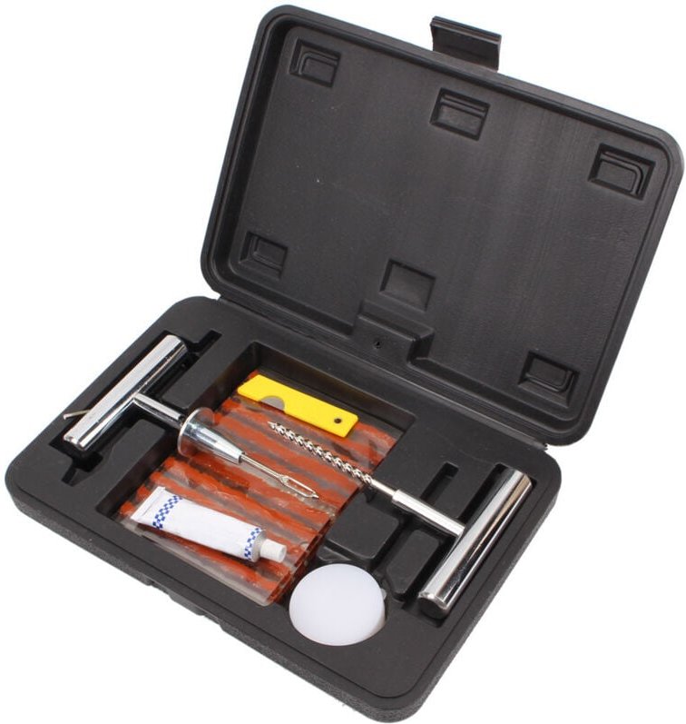 Oobest - 37tlg Reifenreparaturwerkzeug-Set Flickzeug Autoreifen-Reparatursatz Auto Reifen Reparatur Set Motorrad