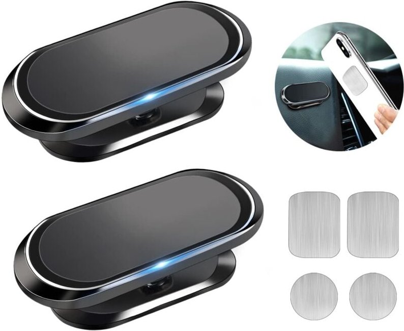 ZVD - Magnetic Car Phone Holder, Magnetic Car Phone Holder, Magnetic Car Phone Holder, 360° Rotation Magnetic Car Holder...