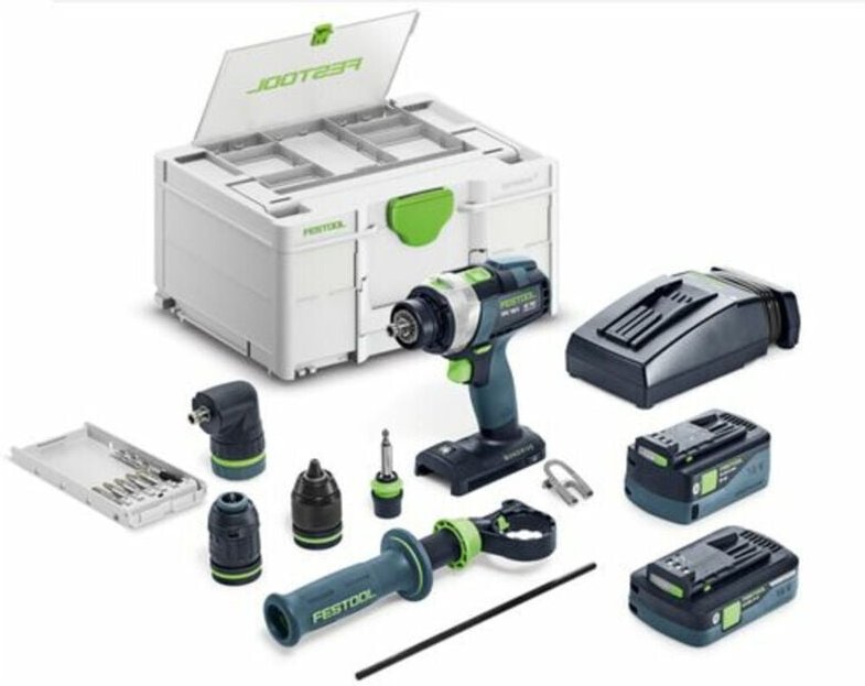 Akku-Schlagbohrschrauber quadrive tpc 18/4 5,0/4,0 I-Set/XL - Festool