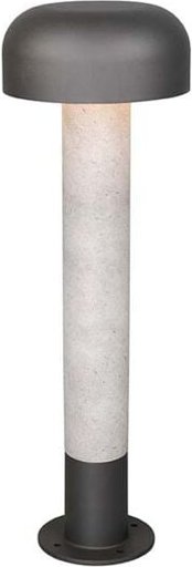Stehlampe Terrasse Außenleuchte Standleuchte Aluminium betonfarben IP54 H 54 cm