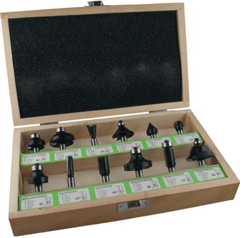 FISCH-TOOLS Fräsersatz 973CT12A06 Hartmetall Schaft-Ø 8 mm ( 4000863226 )