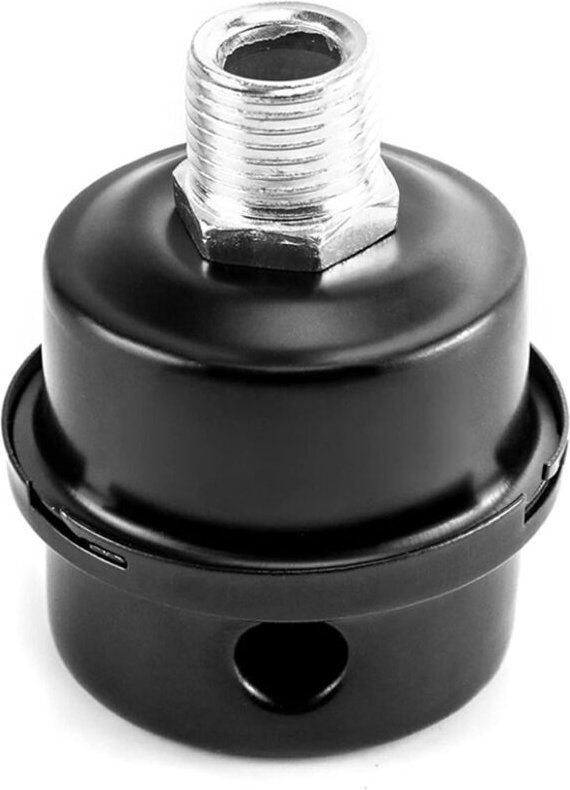 Ölfreier Schalldämpfer für Luftkompressoren, Zubehör für kleine Luftpumpen, Luftfilter, Luftfilterelement, 16 mm Eisen, ...