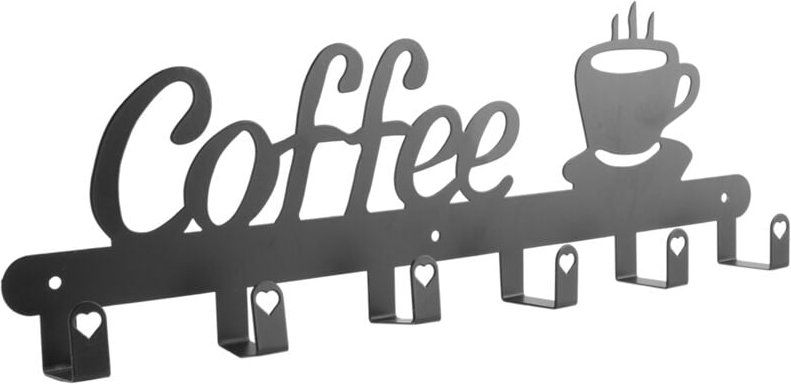 Thumbnail - Kaffee Tassen Halter ein der Wand Montiert, Bar Zeichen, Tasse Rack HäLt, Becher KleiderbüGel,
