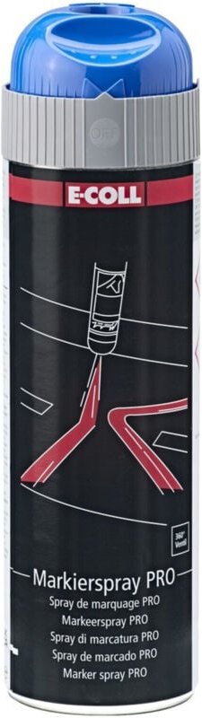 E-COLL PRO Markierspray floureszierend blau 500ml Spraydose