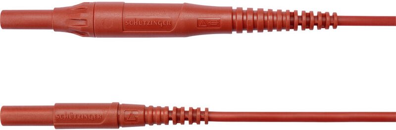 Schützinger - msfk B441 / 1 / 200 / rt Messleitung Stecker 4 mm Stecker 4 mm Rot 1 St.