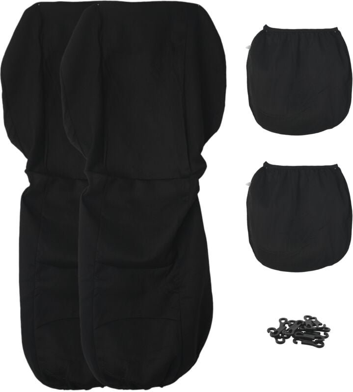 4-teiliges Autositzbezug-Set, Vordersitzbezug, für alle Jahreszeiten, universell, atmungsaktiv, weich, Autositzbezug-Set...