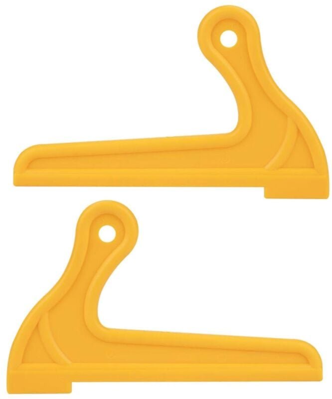 Memkey - 2 Stück V-förmige Holzbearbeitungssägen-Schubstöcke für Zimmereitisch-Arbeitsblatt-Oberfräse mit ergonomischem ...