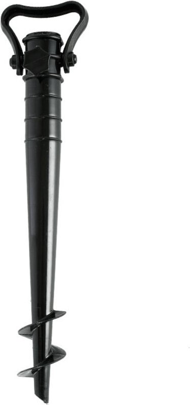 ZVD - Pack Beach Umbrella or Ground Umbrella Stand, Screw-in Propeller Beach Stands, Screw-in Ground Socket, with Hook (...