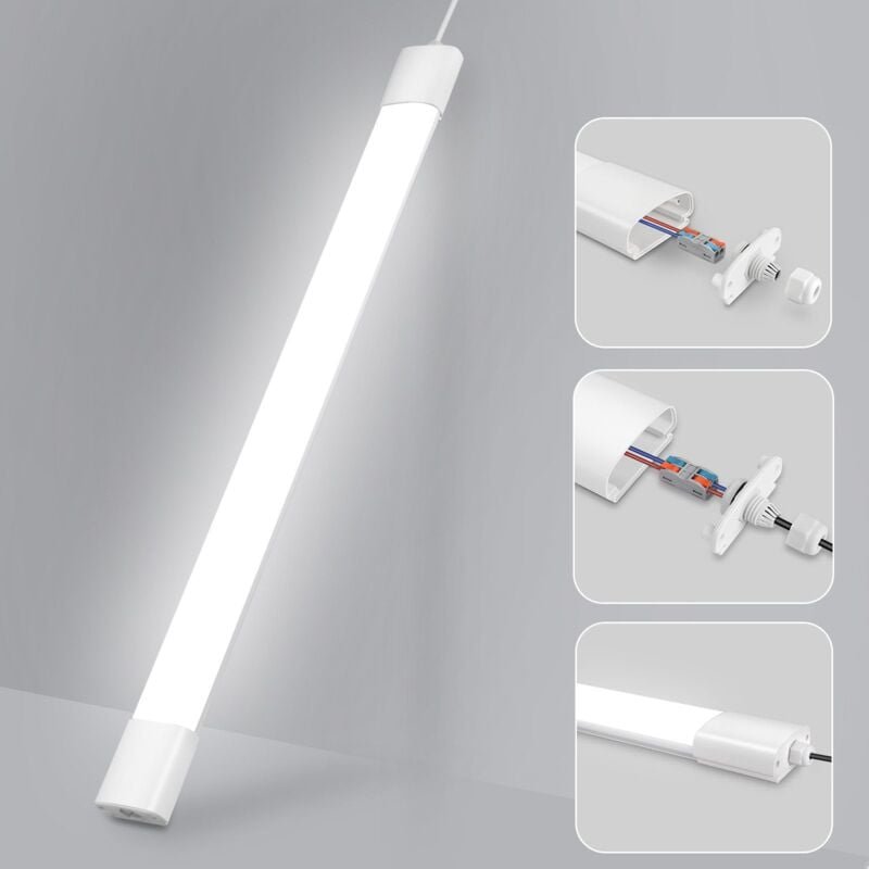 Oraymin - Deckenleuchte Feuchtraumlampe led 36W Kellerlampe Neutralweiß