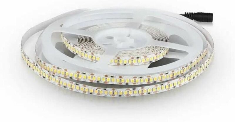 Streifen led SMD2835 17W/m 5m 204 LED/m 12V Naturweiß IP20 10mm - V-tac