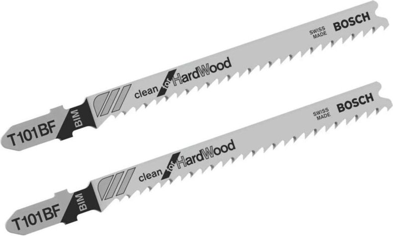 Bosch - Accessories 2609256728 Stichsägeblatt bim, t 101 bf Clean for Hard Wood 2 St.