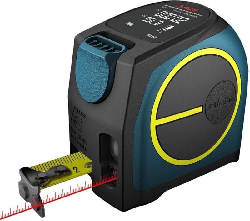 Thumbnail - Digitaler Laser-Entfernungsmesser mit LCD-Hintergrundbeleuchtung, Laser-Maßband zum Messen genauer Entfernungen