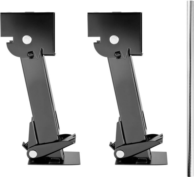 Mophorn Teleskop-Stützsystem 2er-Set, verstellbare und klappbare Stützen für Wohnwagen und Anhänger, Tragfähigkeit je 45...