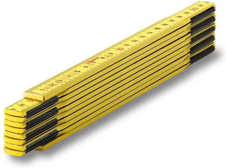 Holzgliedermaßstab 2m Hg 2/10w - Sol 53020201