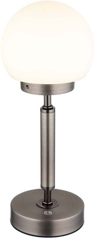 Tischlampe Nachttischlampe Touchdimmer Akku led Schlafzimmerleuchte h 28,5cm