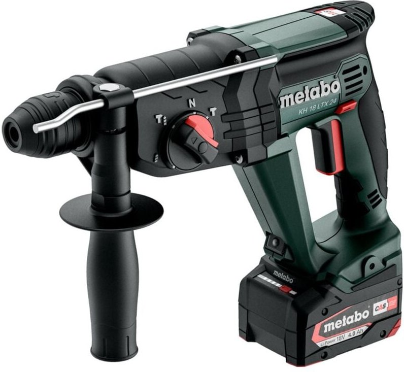 Metabo - kh 18 ltx 24 Akku Kombihammer 18 v 2,1 j sds plus + 2x Akku 4,0 Ah + Ladegerät + x ( 601712510 )