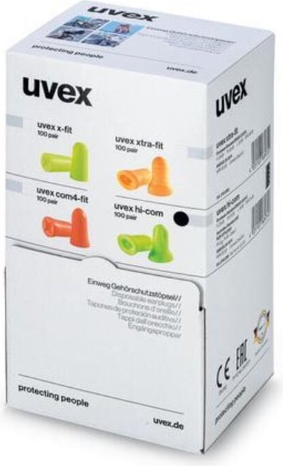 Uvex - 2112095 hi-com Mini Gehörschutzstöpsel 24 dB einweg 100 Paar