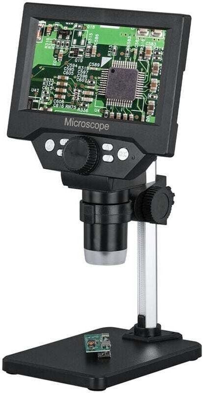 Elektronisches Mikroskop mit 5,5-Zoll-LCD-Bildschirm, 10 Megapixel, Industriemikroskope, digitale elektronische Wartungs...