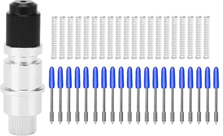 Graphtec CB09 CB09U Silhouette Cameo-Halter mit 20 StüCk 60-Grad-Klingen Vinylschneider Plotter Blau