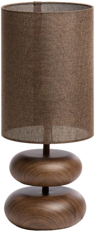 Tischlampe - Danialo - beige braun - baumwolle - Light&living
