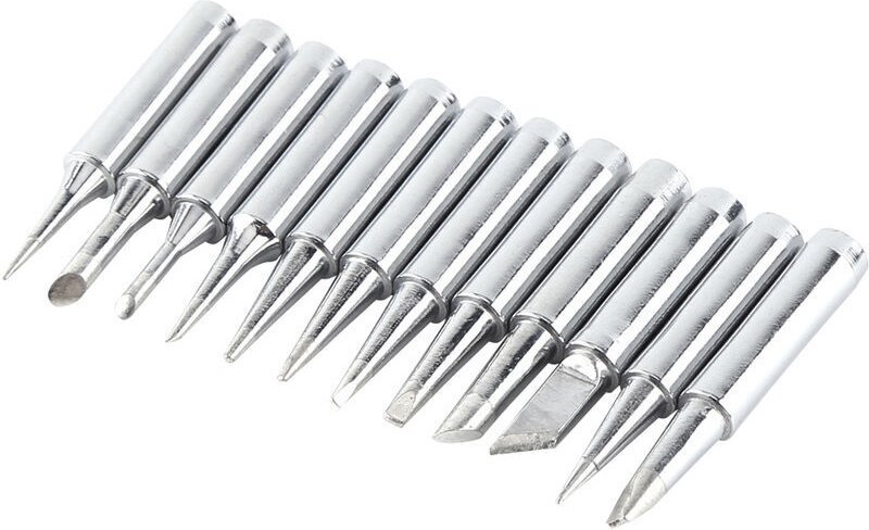 Vtizikl 12Pcs Fer à Souder de Remplacement sans Plomb Trousse Panne Fer à Souder