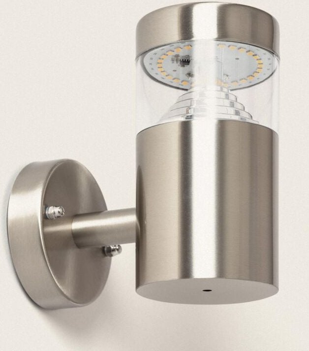 LED-Wandleuchte Außen 6W Edelstahl Inti 4000K Neutralweiß