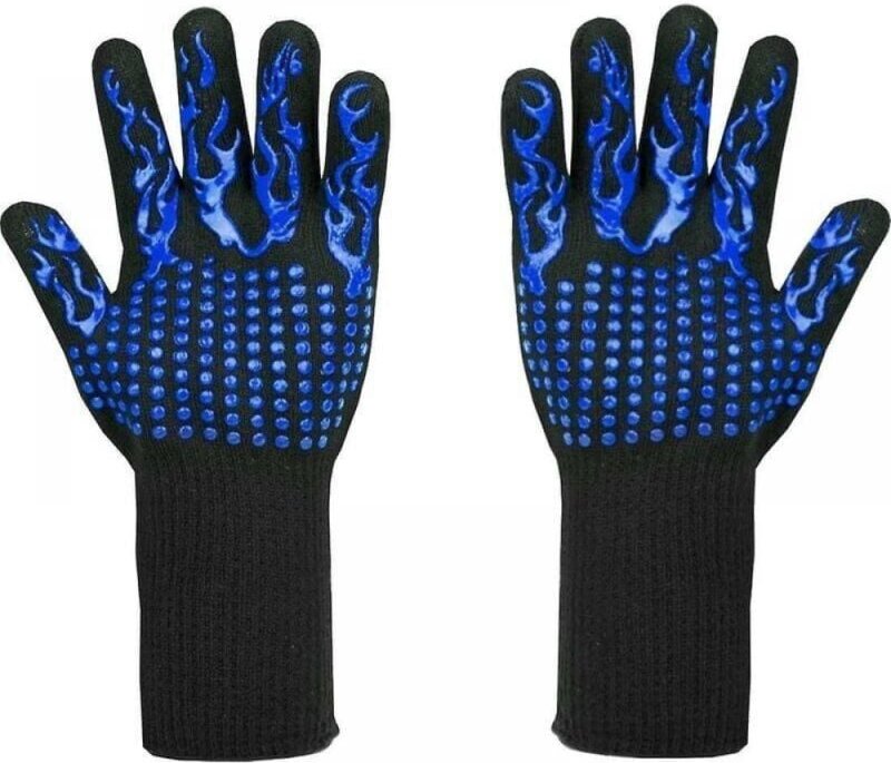 Cyslmuk - Grillhandschuhe Hitzebeständig bis 800°C - Schnittfeste Handschuhe L5 - Premium Ofenhandschuhe zum Grillen, Ko...