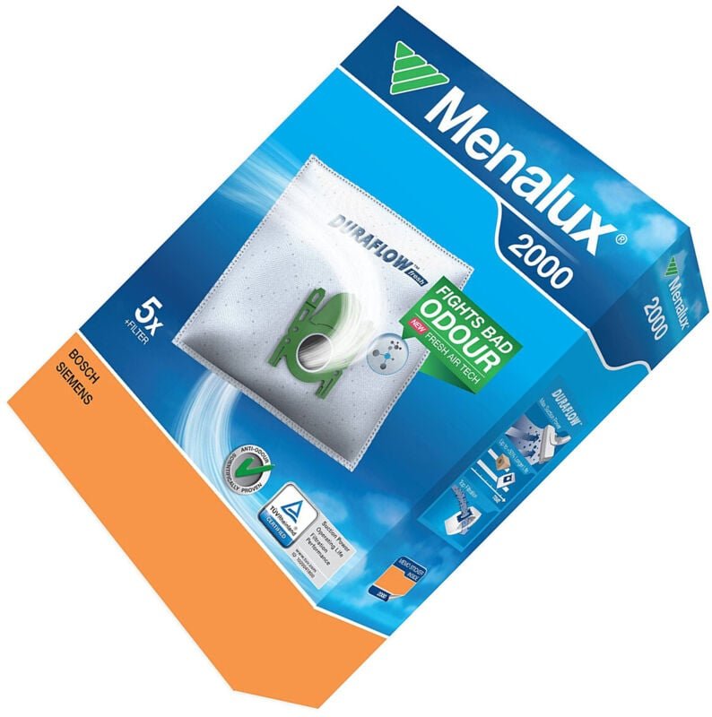 Ersatzteil - 5 Säcke Menalux 2000 - - siemens, tornado, severin