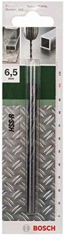 Bosch - Accessories 2609255014 hss Metall-Spiralbohrer 6.5 mm Gesamtlänge 101 mm rollgewalzt din 338